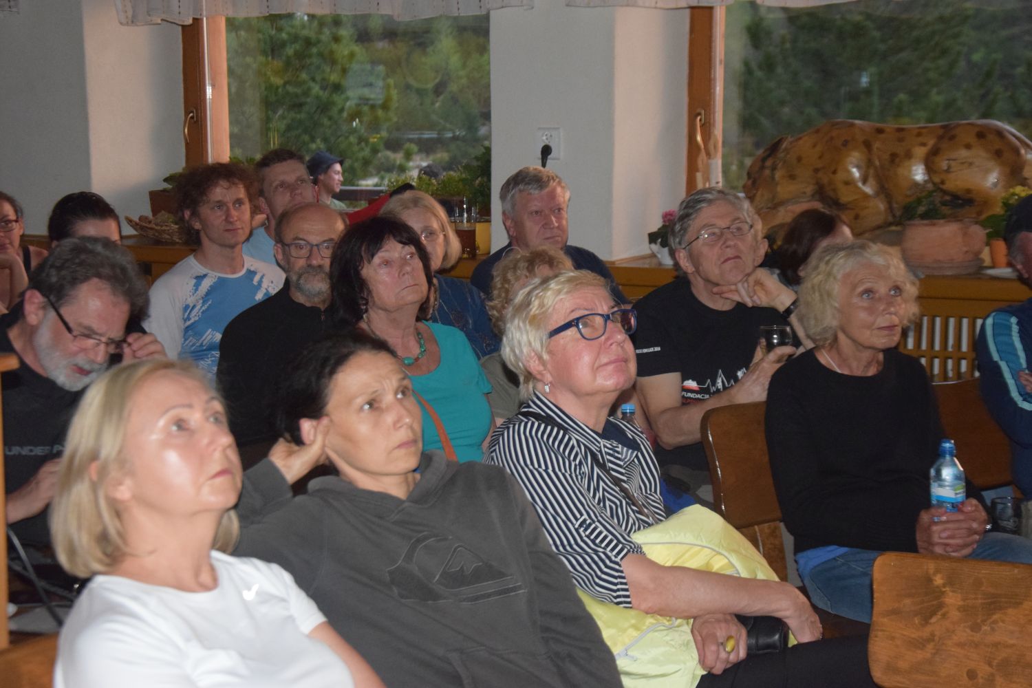 Prelekcja wieczorna w schronisku nad Popradzkim Stawem