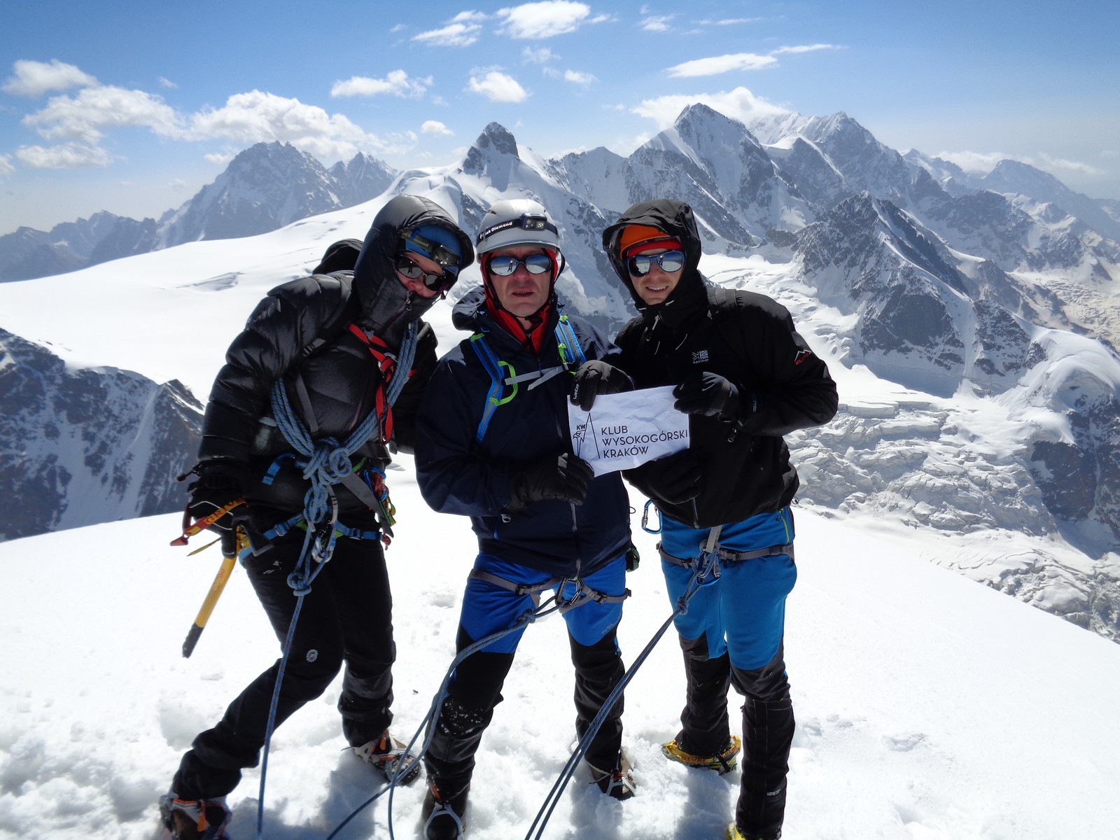 Na szczycie Tetnuldi fot. M. Kozak